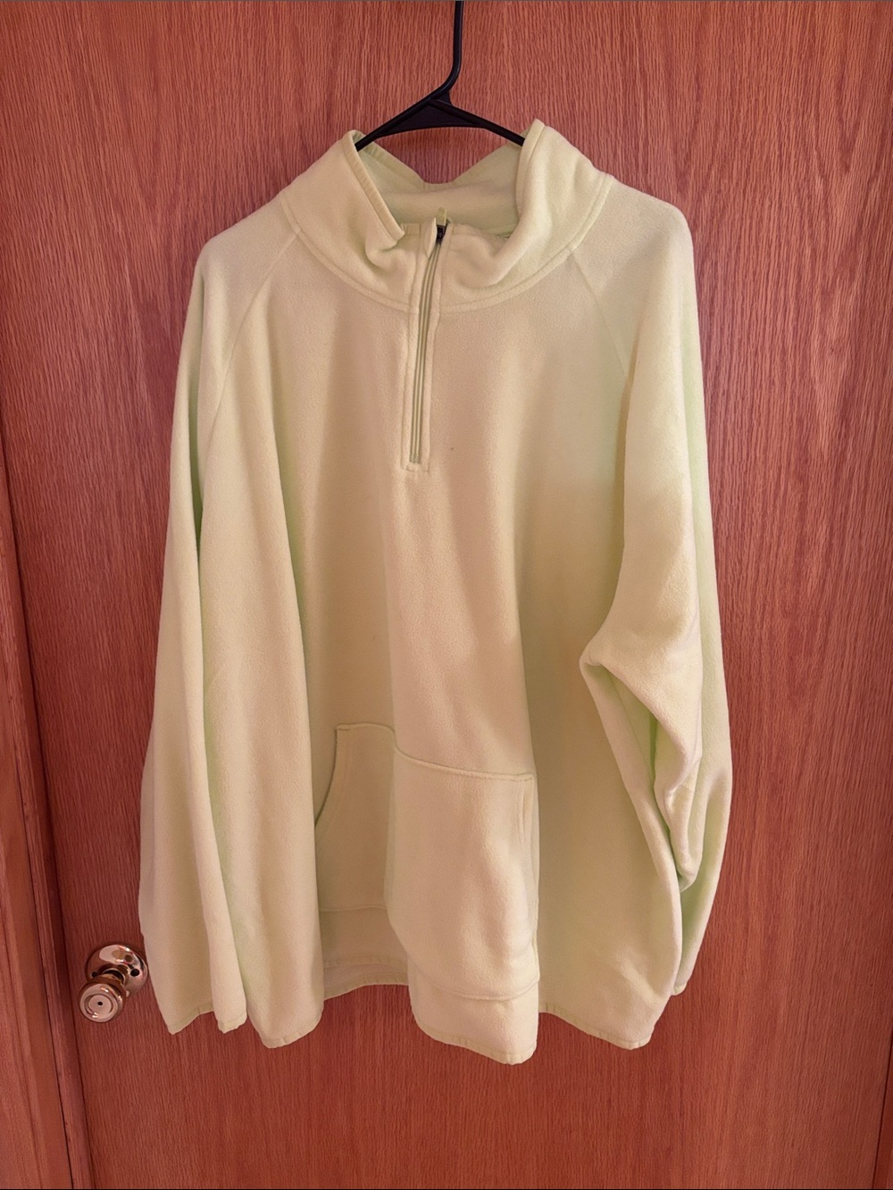 tek gear Women's Half-Zip Fleece Pullover - Light Green